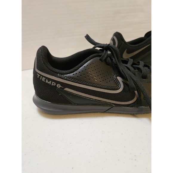 Nike Tiempo Legend 9 Club IC Black Indoor Soccer Shoe Sneaker Lace Up Men 6 main image 7